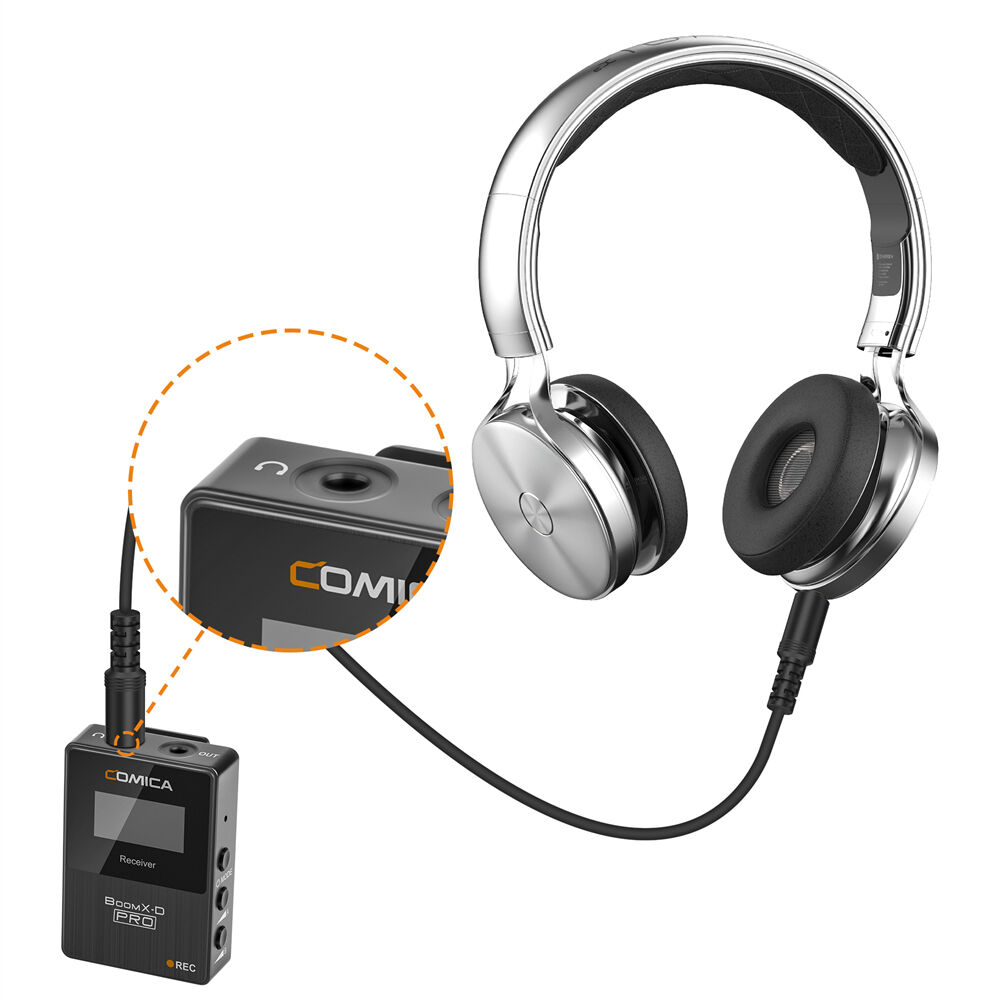 Sistema de Micrófono Inalámbrico Grabadora Digital para 2 Personas Comica Audio Boomx D Pro D2 Ultra