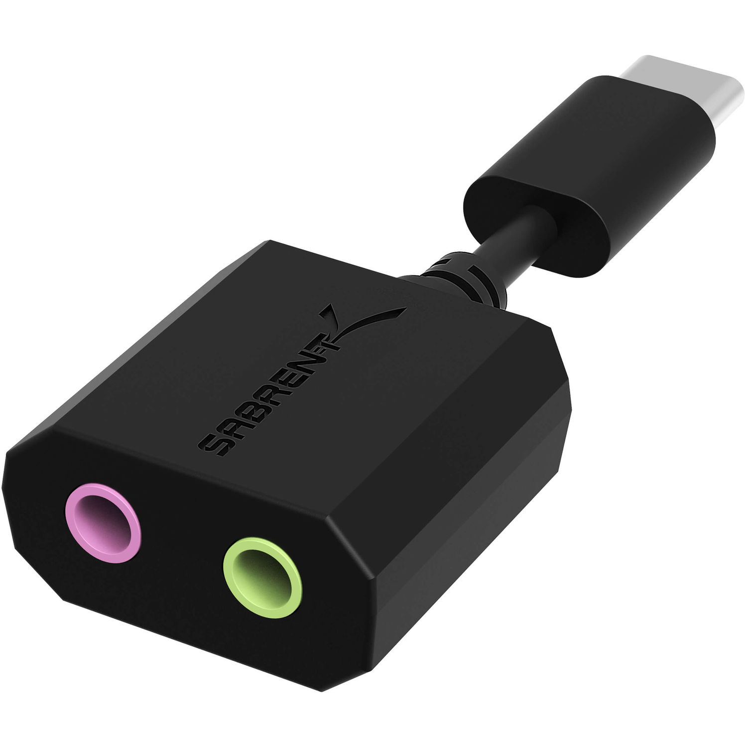 Adaptador de Sonido Estéreo Externo Sabrent Usb Type C