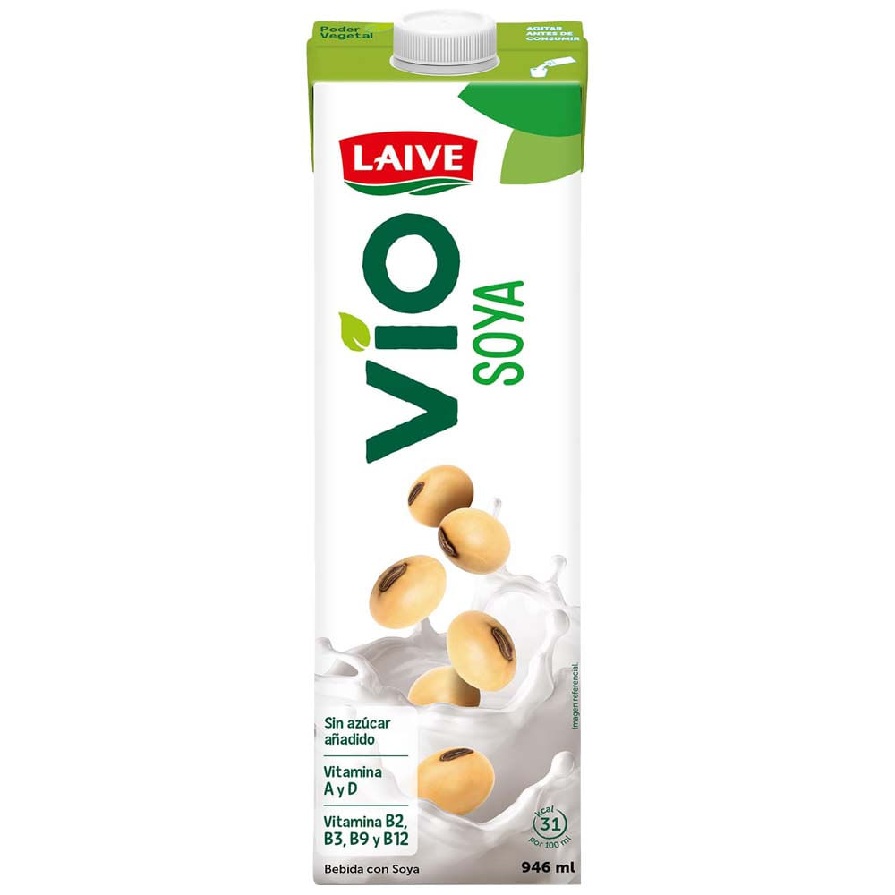 Bebida de Soya LAIVE Vio Tetrapack 946ml