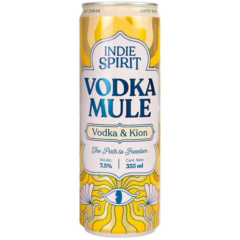 Ready To Drink (RTD) INDIE SPIRIT Gin Tonic Vodka Mule Lata 355ml