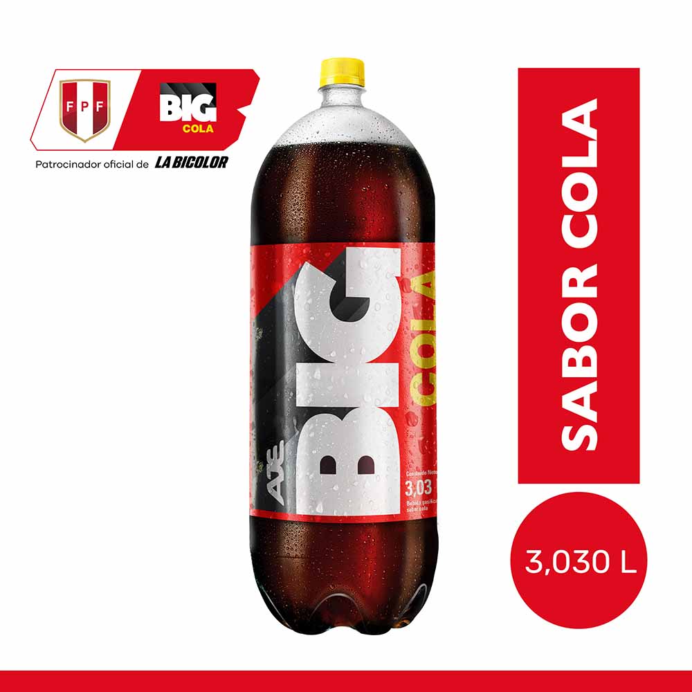 Gaseosa BIG COLA Botella 3.03L