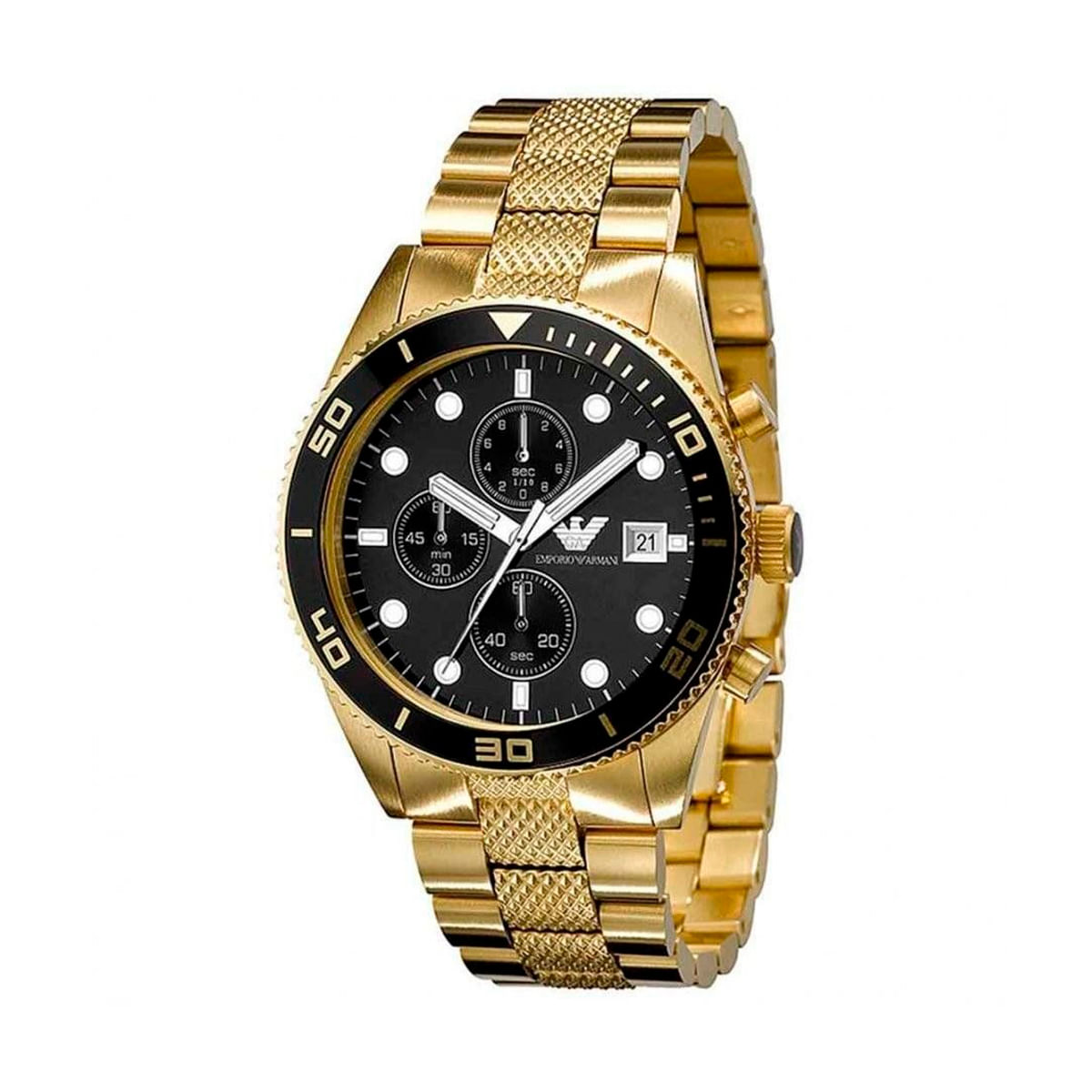 Reloj Emporio Armani AR5857 Gold and Black para Caballero
