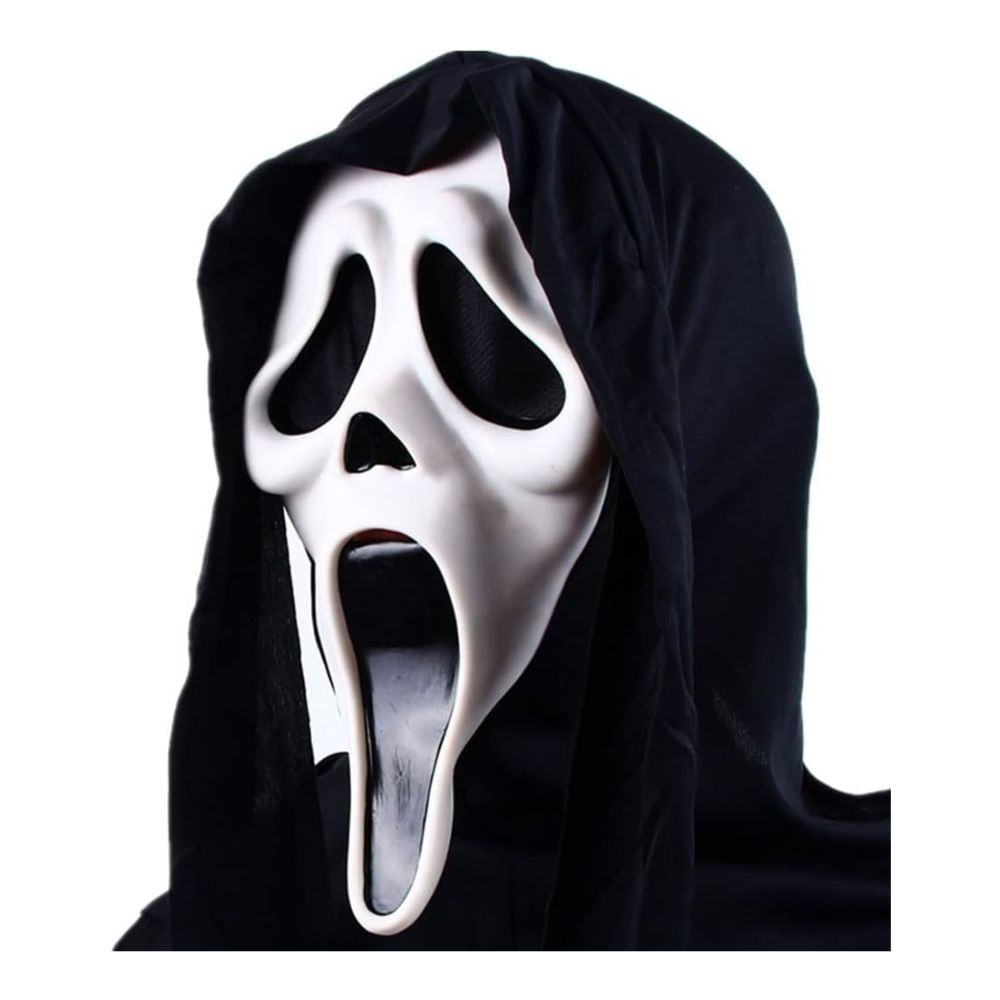 Mascara Halloween Scream de jebe Scary Movie + Cuchillo