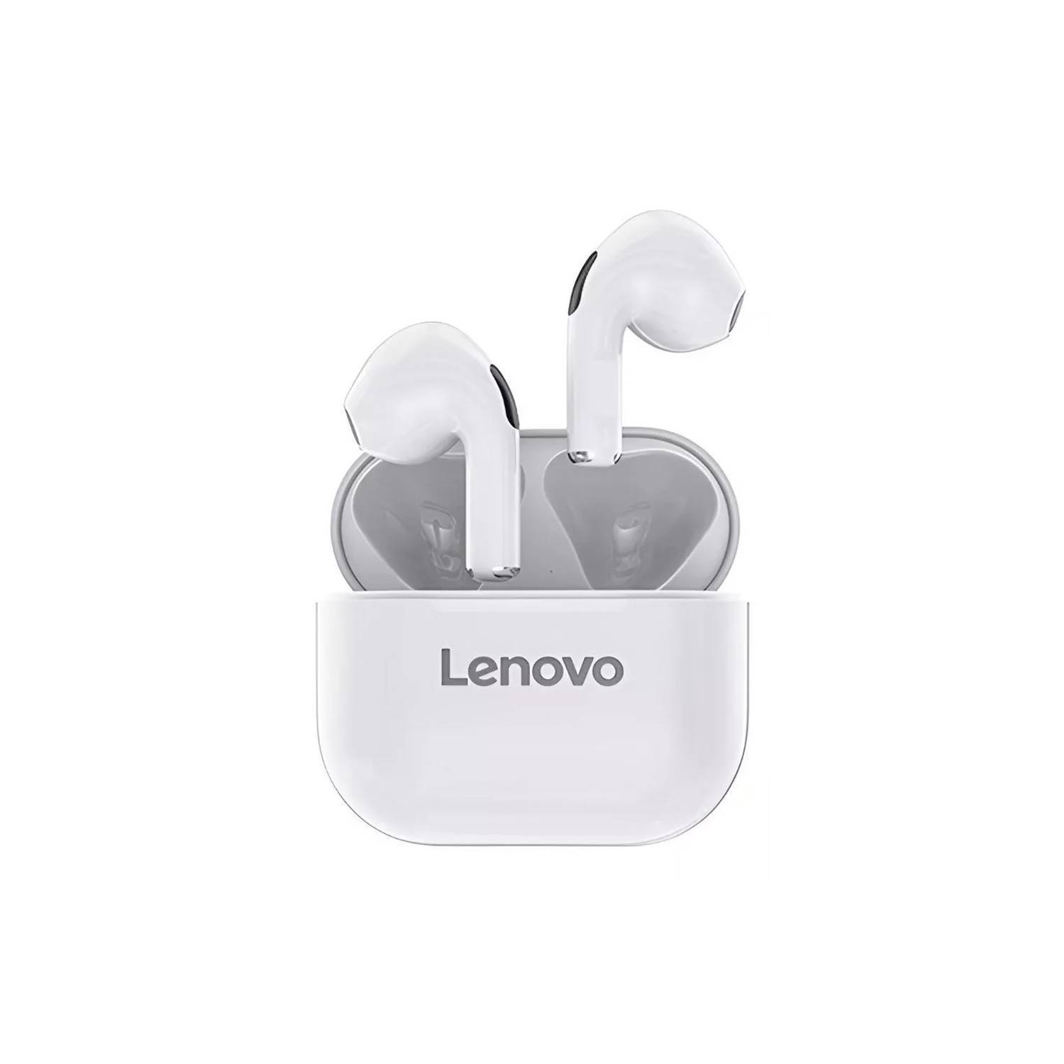 Audífonos Lenovo Táctil Bluetooth Inalámbricos  LP40 Blanco