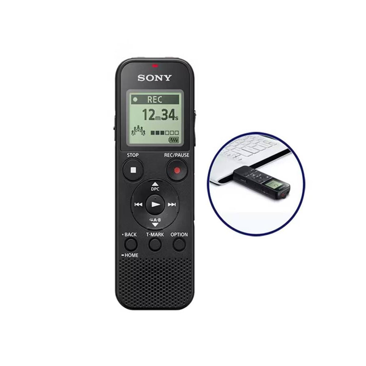 Grabadora de voz digital portátil con USB integrado Sony ICD-PX370