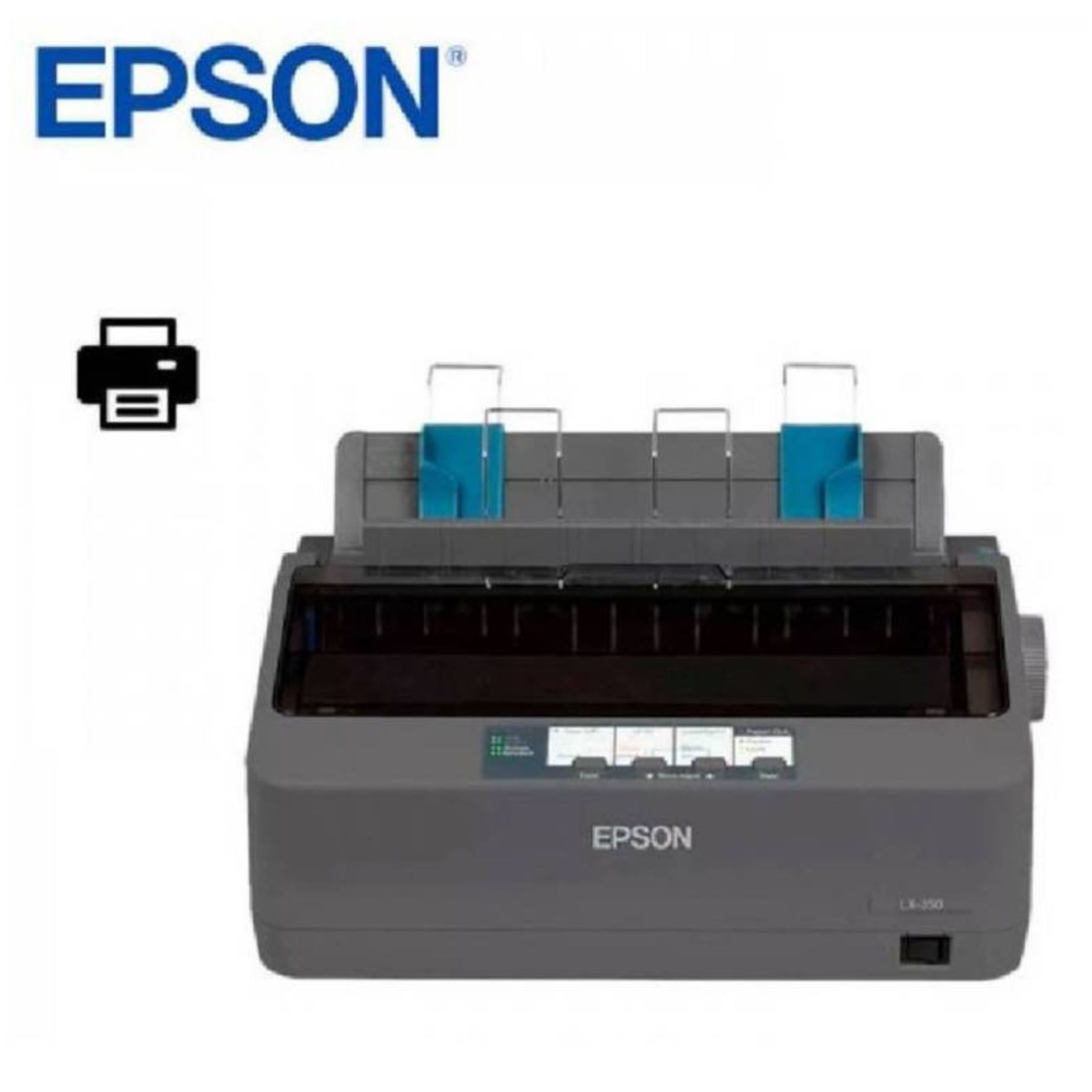 Impresora Epson Matricial LX-350 USB, 9 Pines Negro