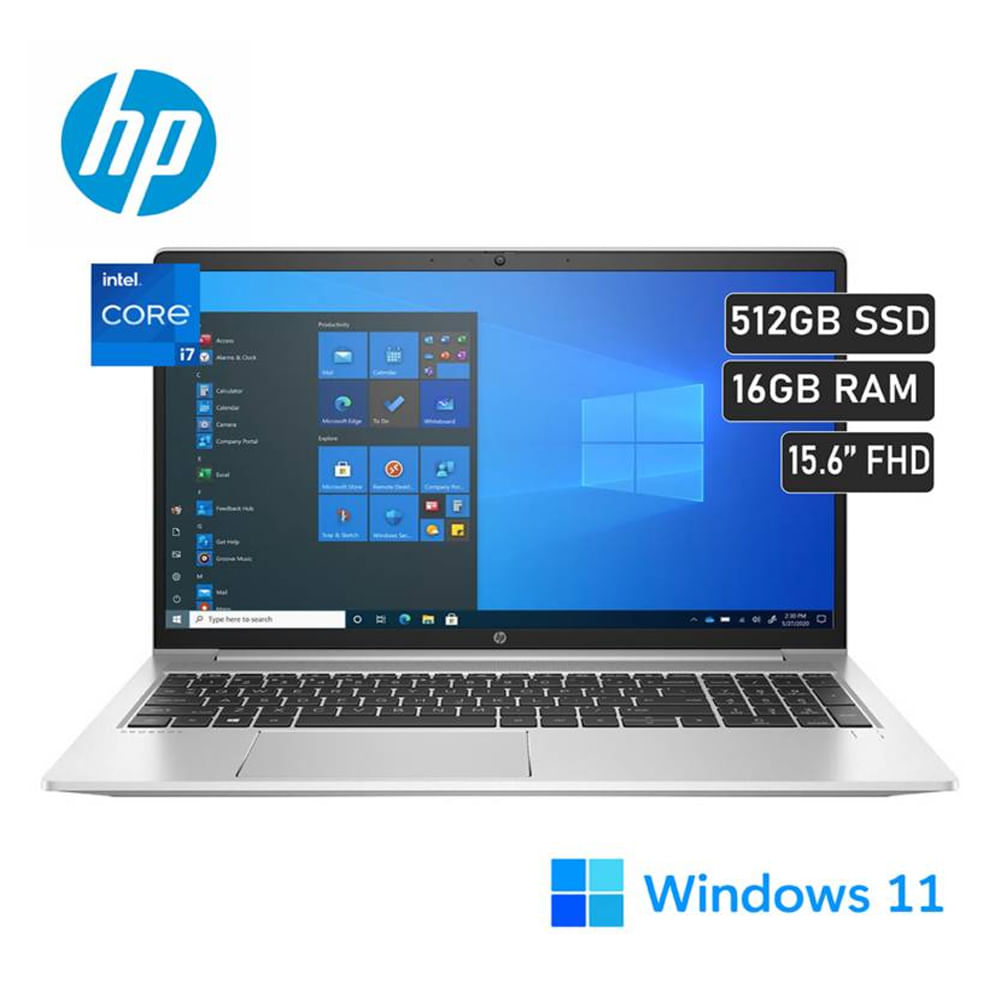 Laptop HP PROBOOK 450 G9 INTEL CORE I7-1165G7 16GB Ram 512GB SSD 15.6"