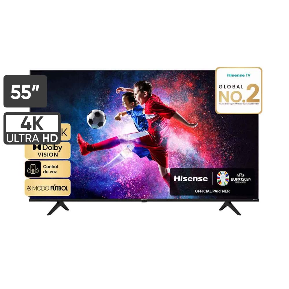 Televisor HISENSE LED 55'' UHD 4K Smart Tv 55A6H