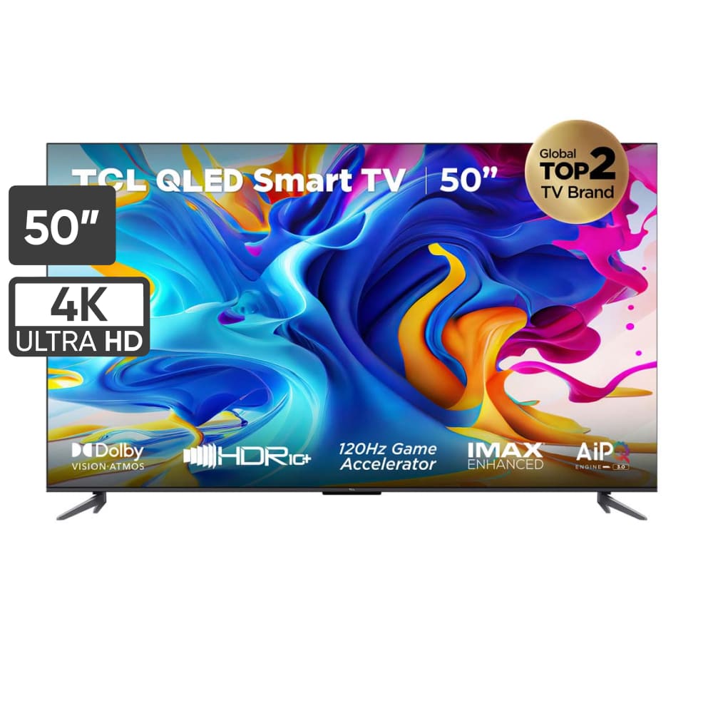 Televisor TCL QLED 50" UHD 4K Smart Tv 50C645