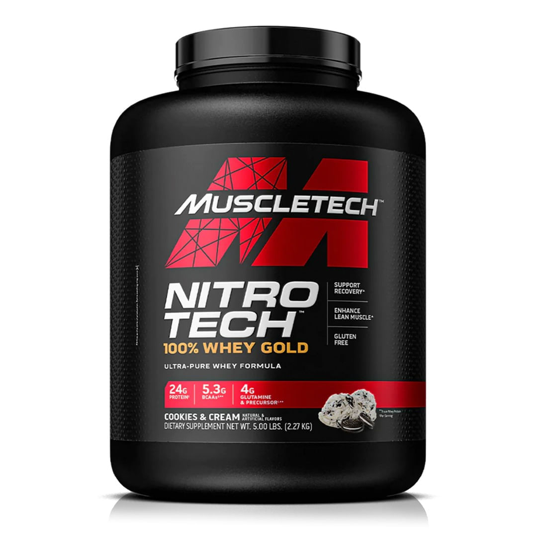 Nitro Tech 100 Whey Gold Cookies And Cream 5lb 227kg