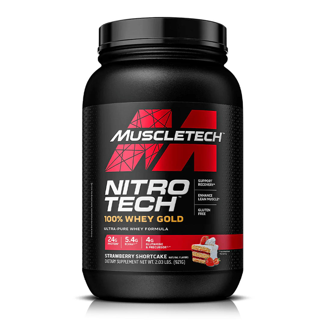 Nitro Tech 100 Whey Gold Strawberry Shortcake 2lb