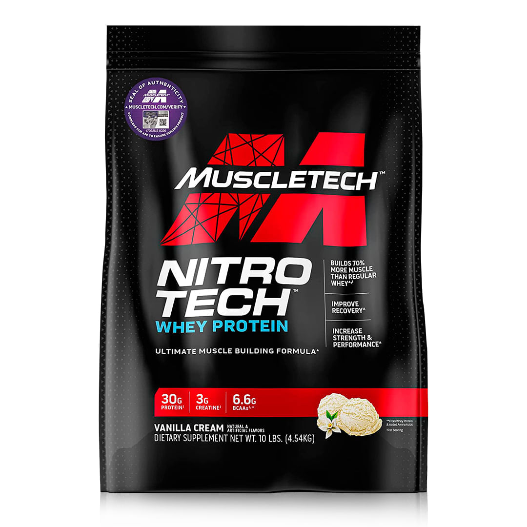 Nitro Tech Vanilla Mps 10lb 454kg