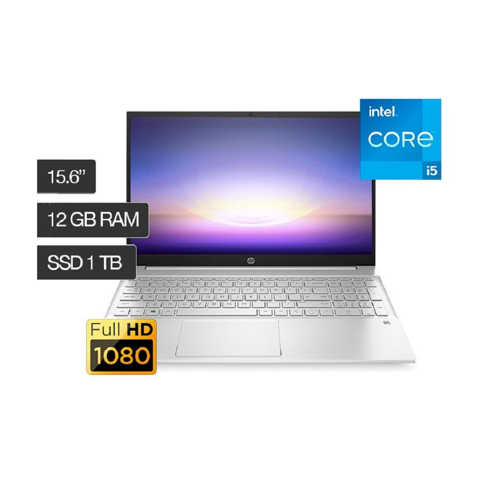 Laptop HP 15-EG0515LA 15.6" Intel Core i5 1TB SSD 12GB Plata