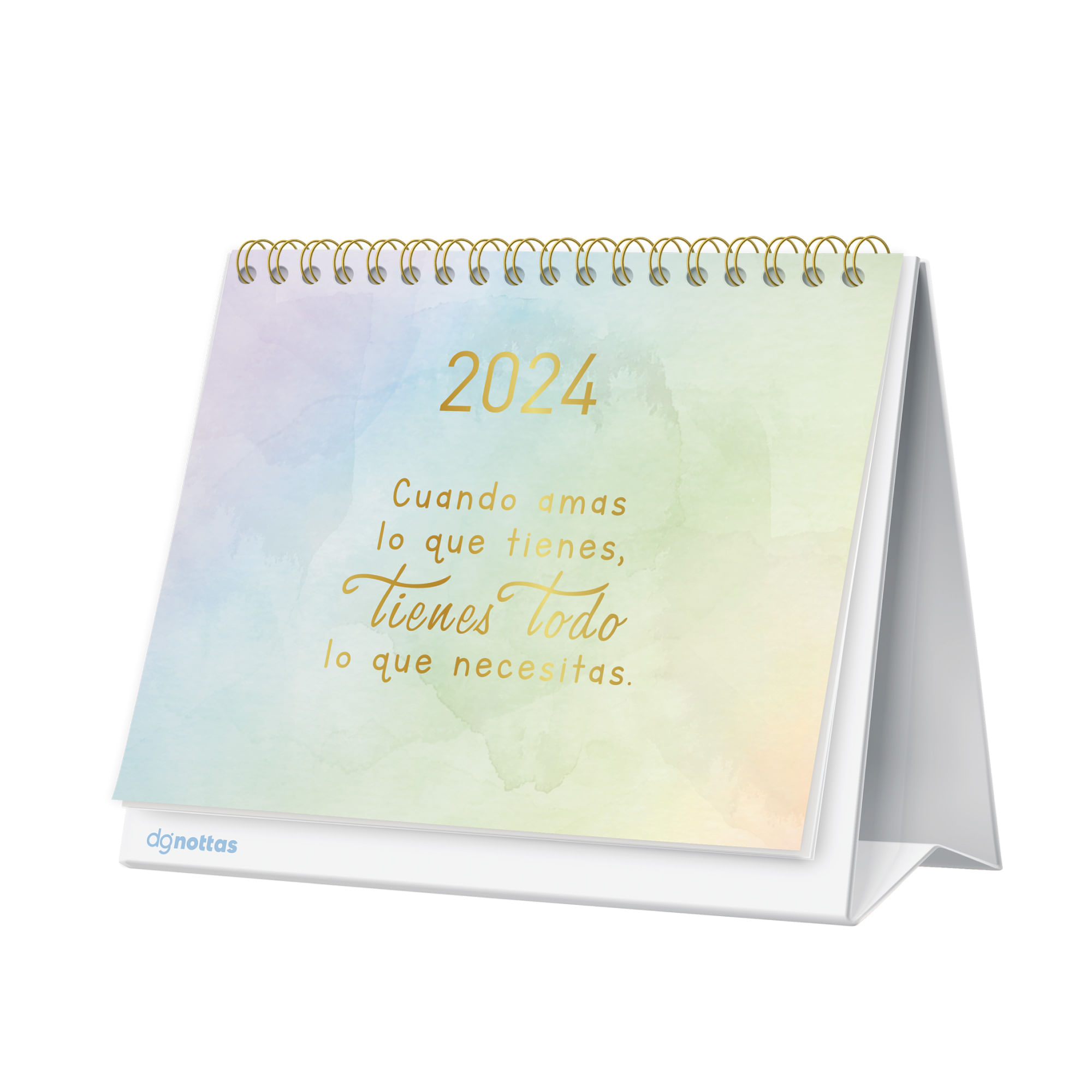 Calendario 2024 DGNOTTAS Escritorio Pastel