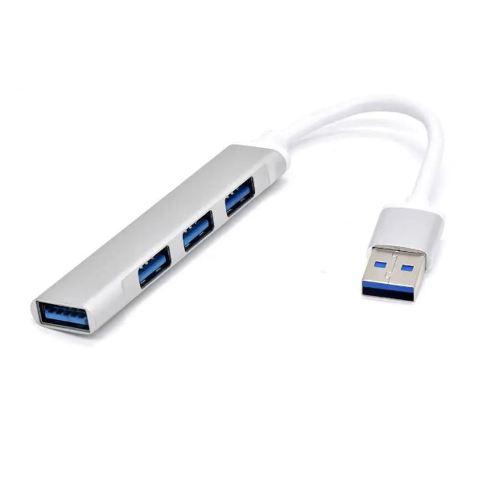 Hub 4 Puertos USB 3.0 5gbps Aluminio 1 x USB 3.0 3 x USB 2.0