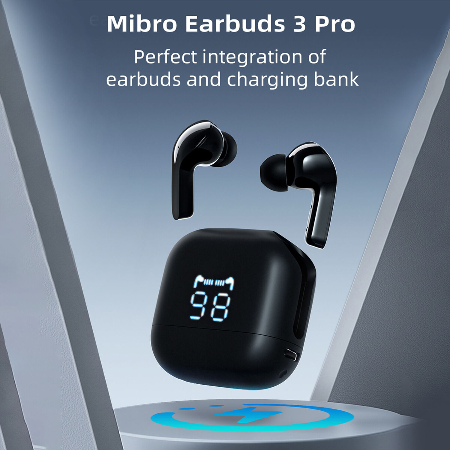 Auriculares Mibro 3Pro Wireless Bt V5.3 Enc Cancelación De Ruido