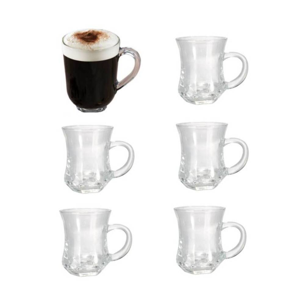 Juego de 6 tazas de Café Mini Vintage 200 ML Set x6