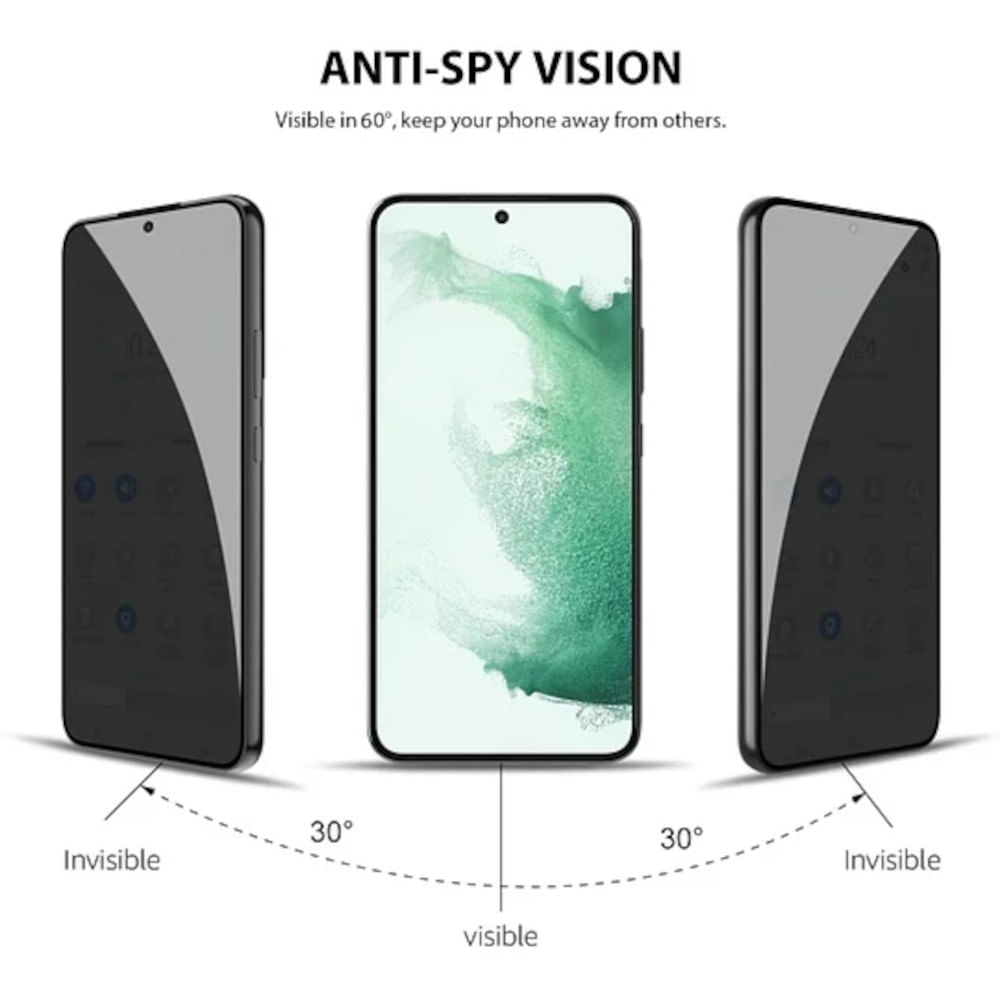Protector de Pantalla Anti Espía Mica Compatible con Samsung Galaxy S22 y S23