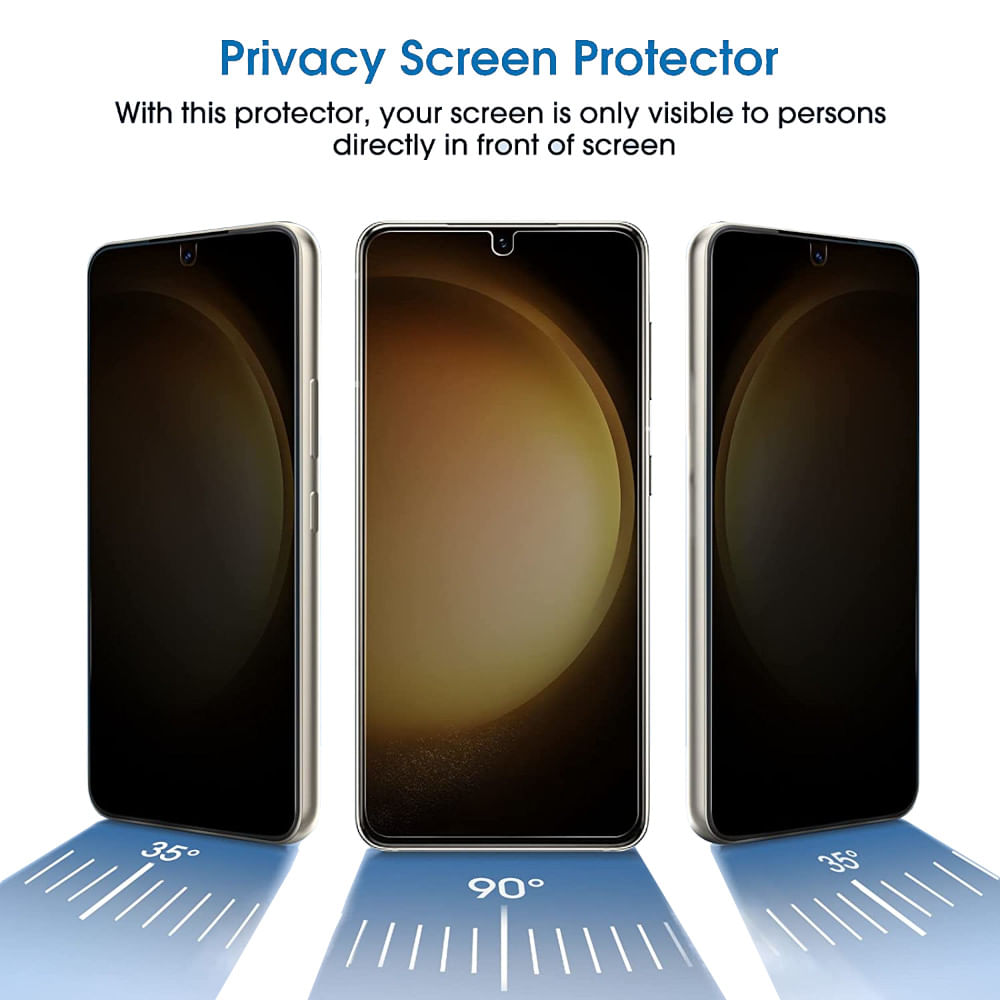 Protector de Pantalla Anti Espía Mica Compatible con Samsung Galaxy S23 Plus