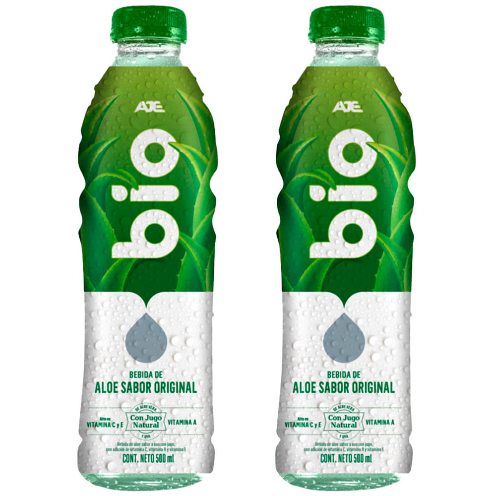 Pack Bebida de Aloe BIO Botella 500ml x 2un
