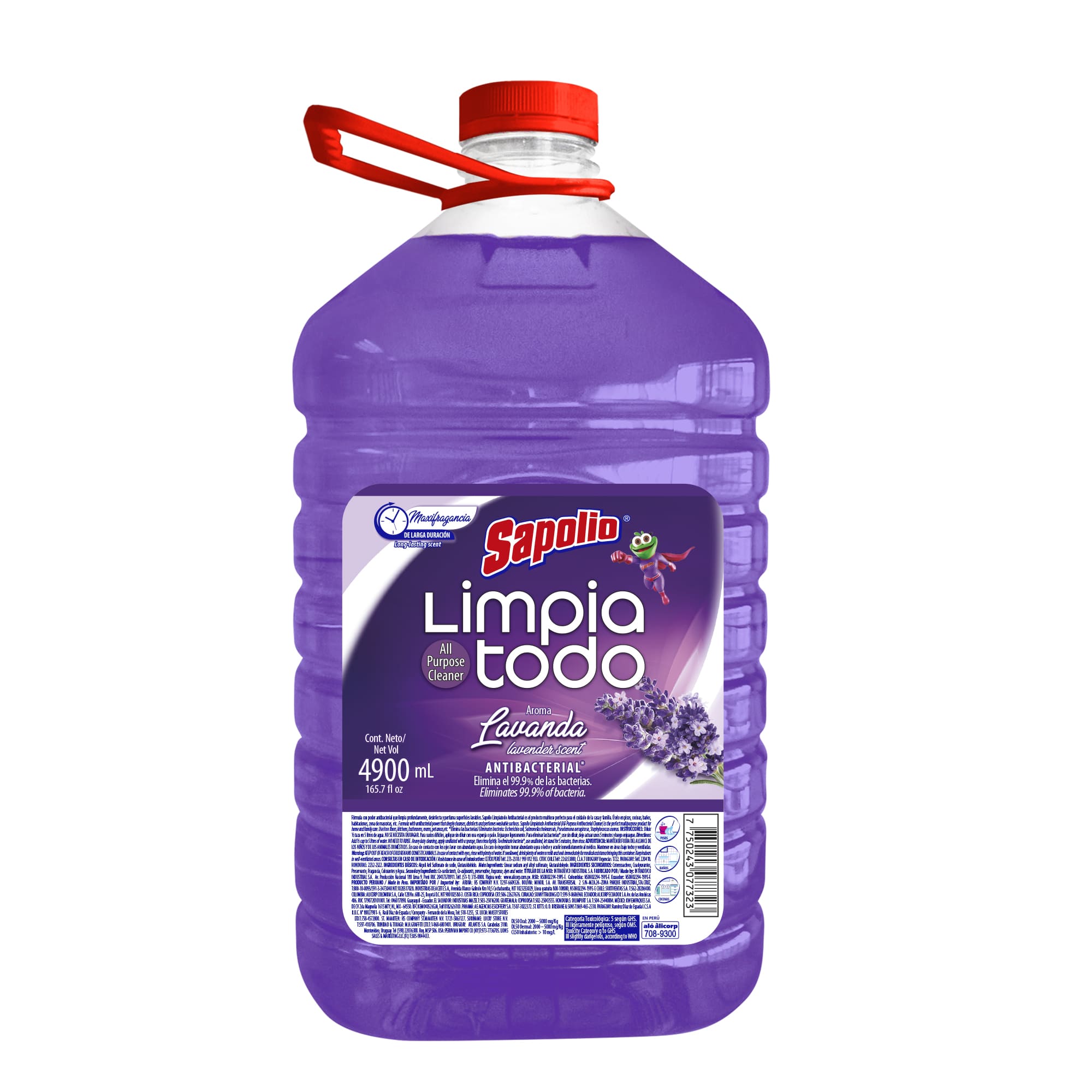 Limpiatodo SAPOLIO Lavanda Botella 4.9L