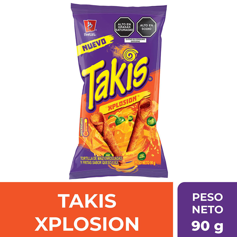 Tortillas de Maíz TAKIS Explosión Bolsa 90g