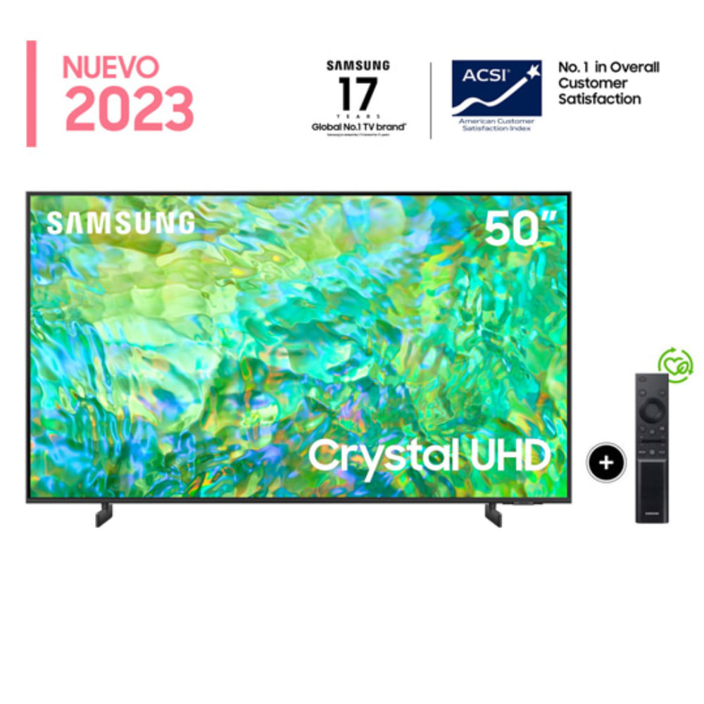 Televisor Samsung Smart TV 50" Crystal Uhd 4K 50cu8200 (Año 2023)