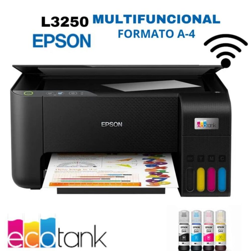 Impresora Multifuncional 3en1 Epson L3250 EcoTank Wifi Usb