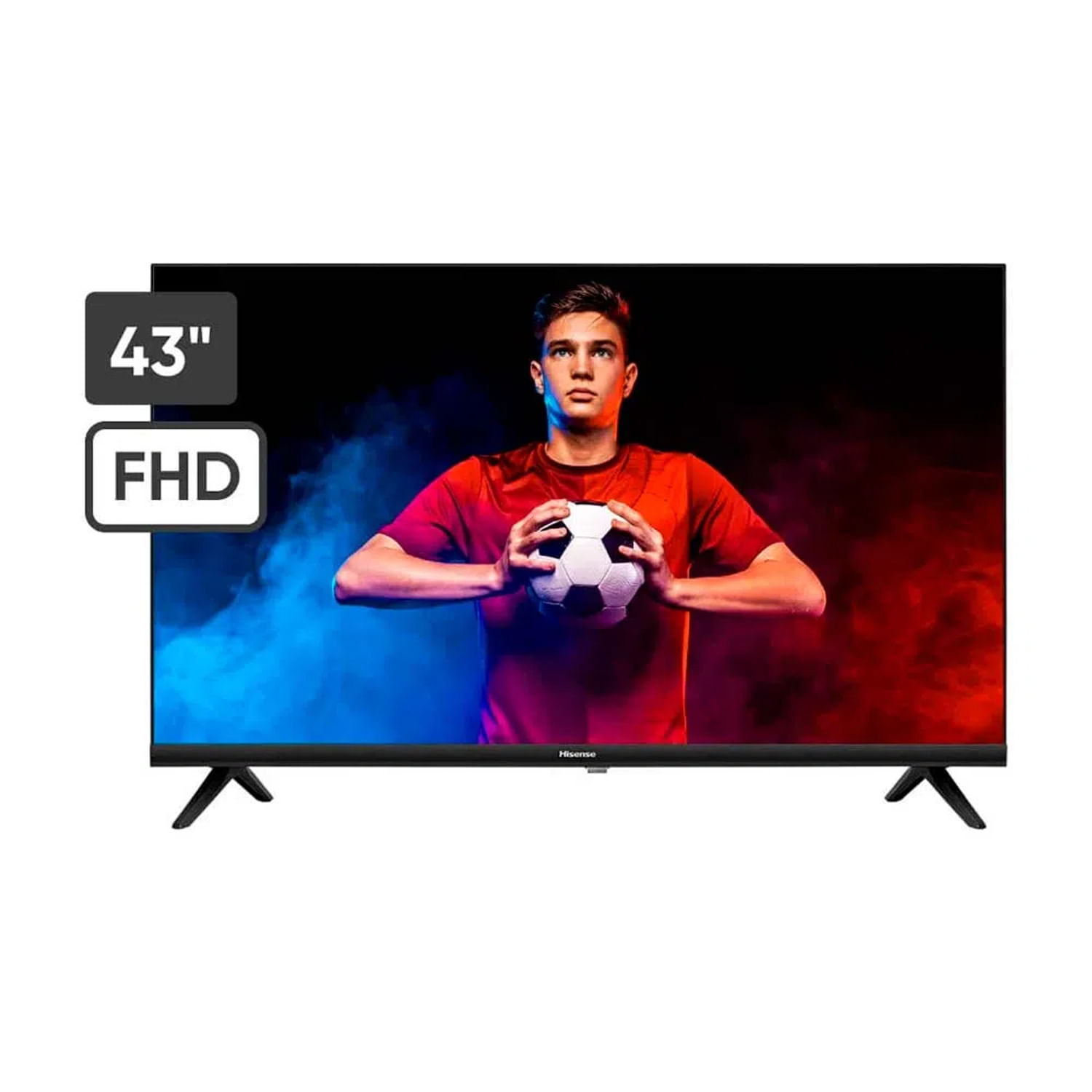 Televisor Hisense 43 FHD Smart TV Vidaa Dolby Vision 43A4H Negro