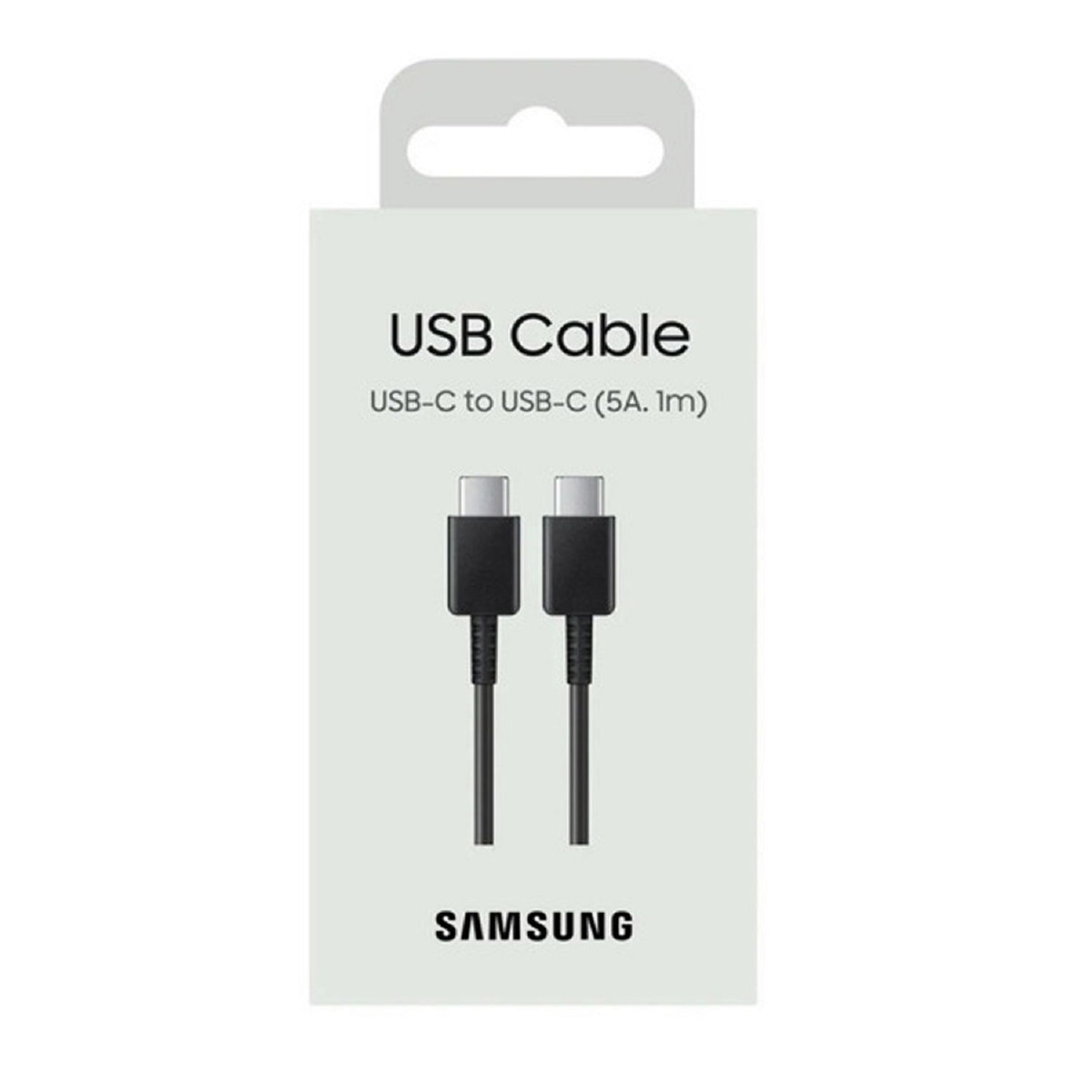 Cable Samsung Carga rapida o Super Carga C a C 1m - Negro
