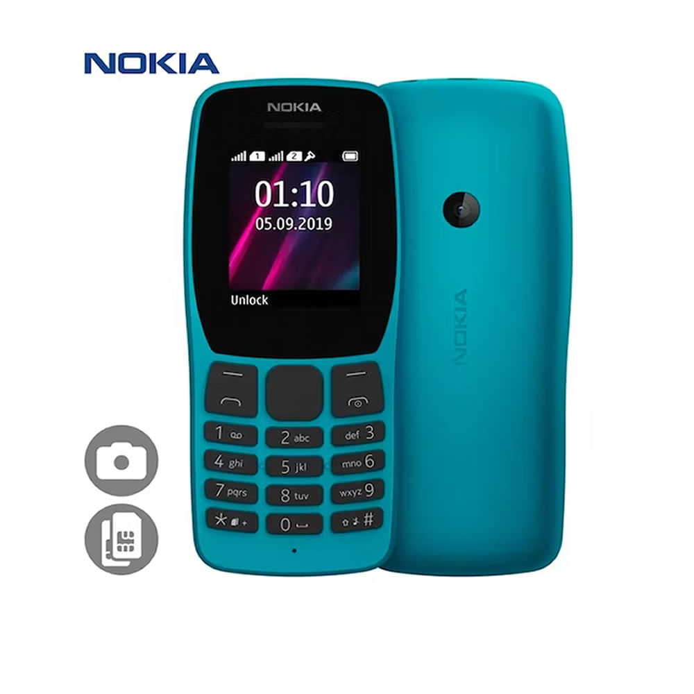 Celular Nokia 110 TA-1319 Dual Sim LTAU 2G Azul