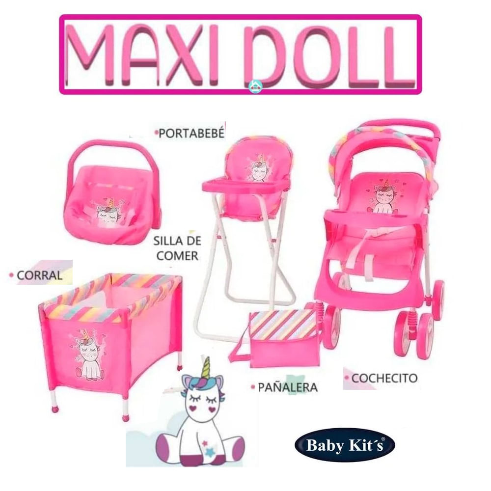 Set de Muñeca Baby Kits Maxi Doll Unicornio