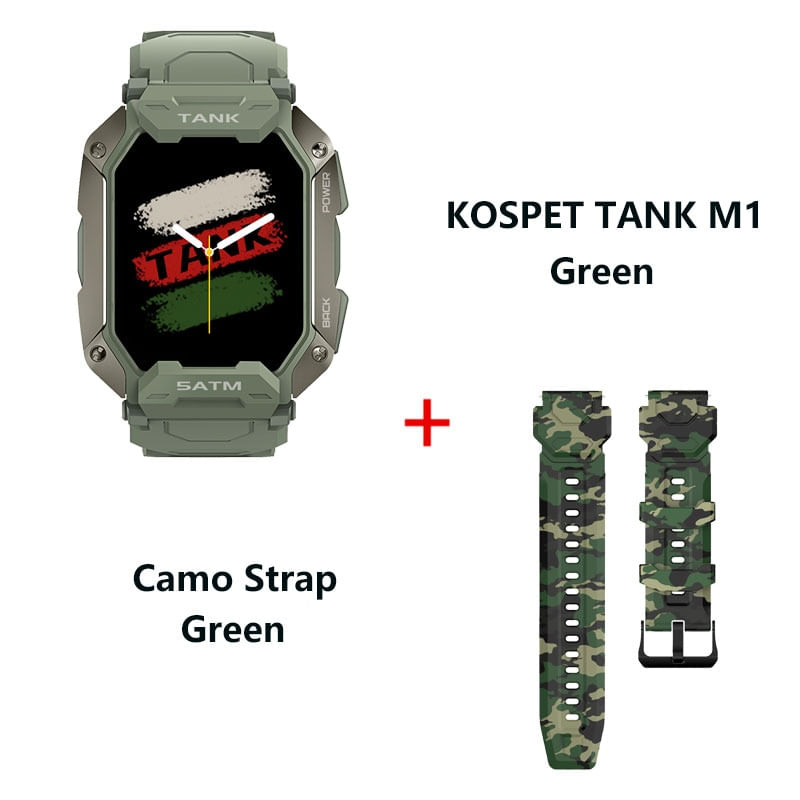 Reloj Inteligente Kospet Tank M1 Monitoreo de la Frecuencia Cardíaca TANKM1-GRGR