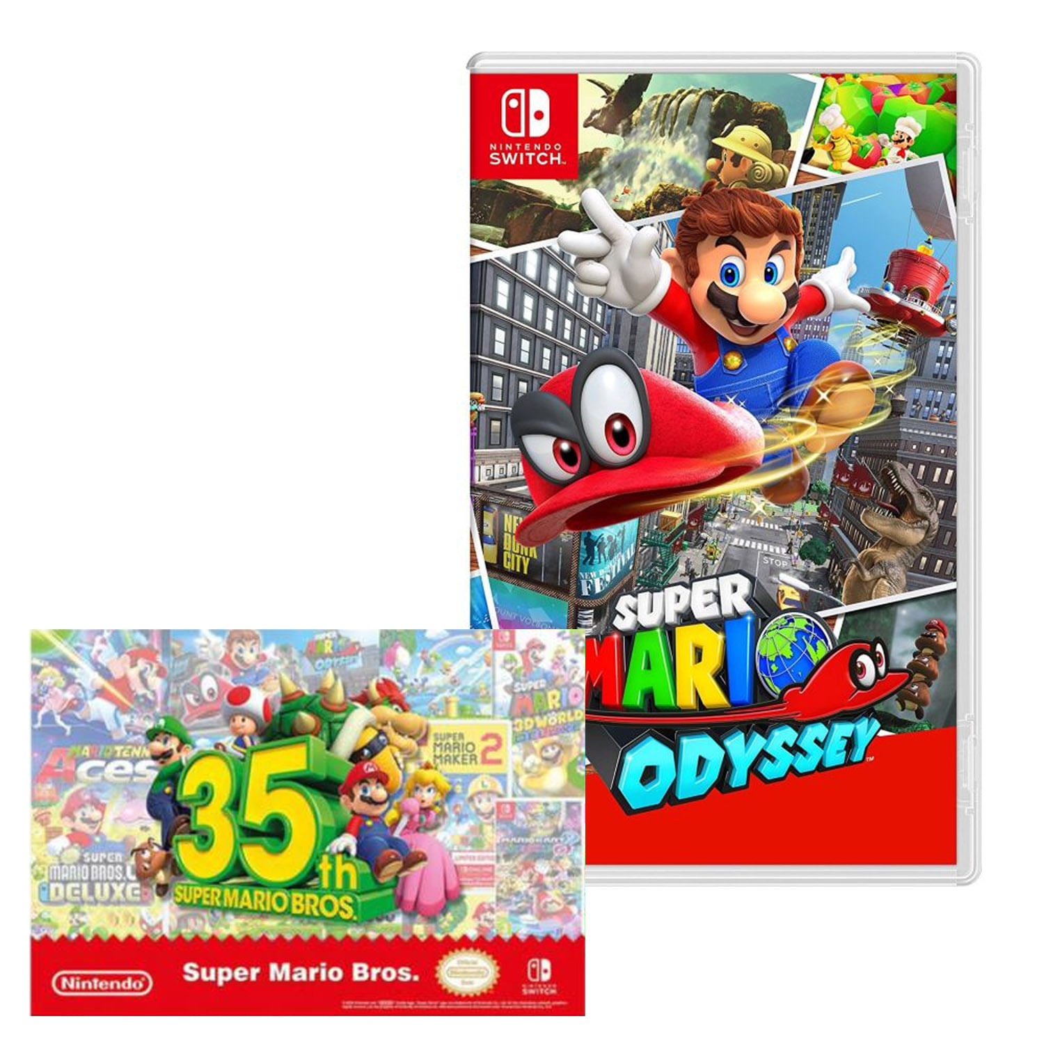 Super mario odyssey Nintendo Switch + Poster