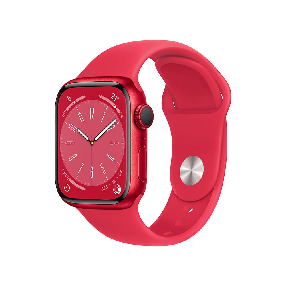 Apple Watch Series 8 Gps 41mm Red Sport Band Red Talla S/M