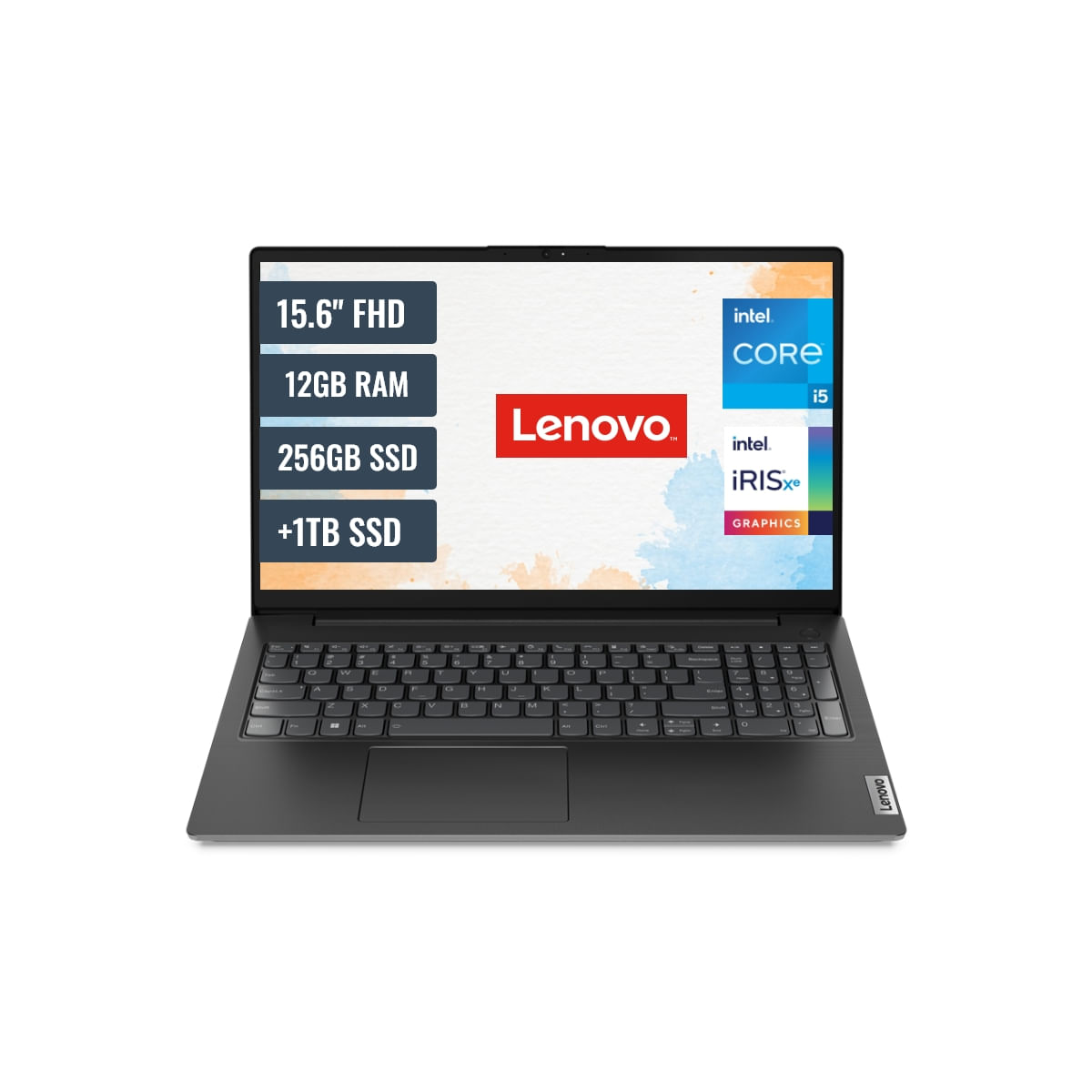 Laptop Lenovo V15 G3 Intel Core i5-1235U 12GB RAM 256GB SSD y 1TB SSD 15.6 FHD FreeDos