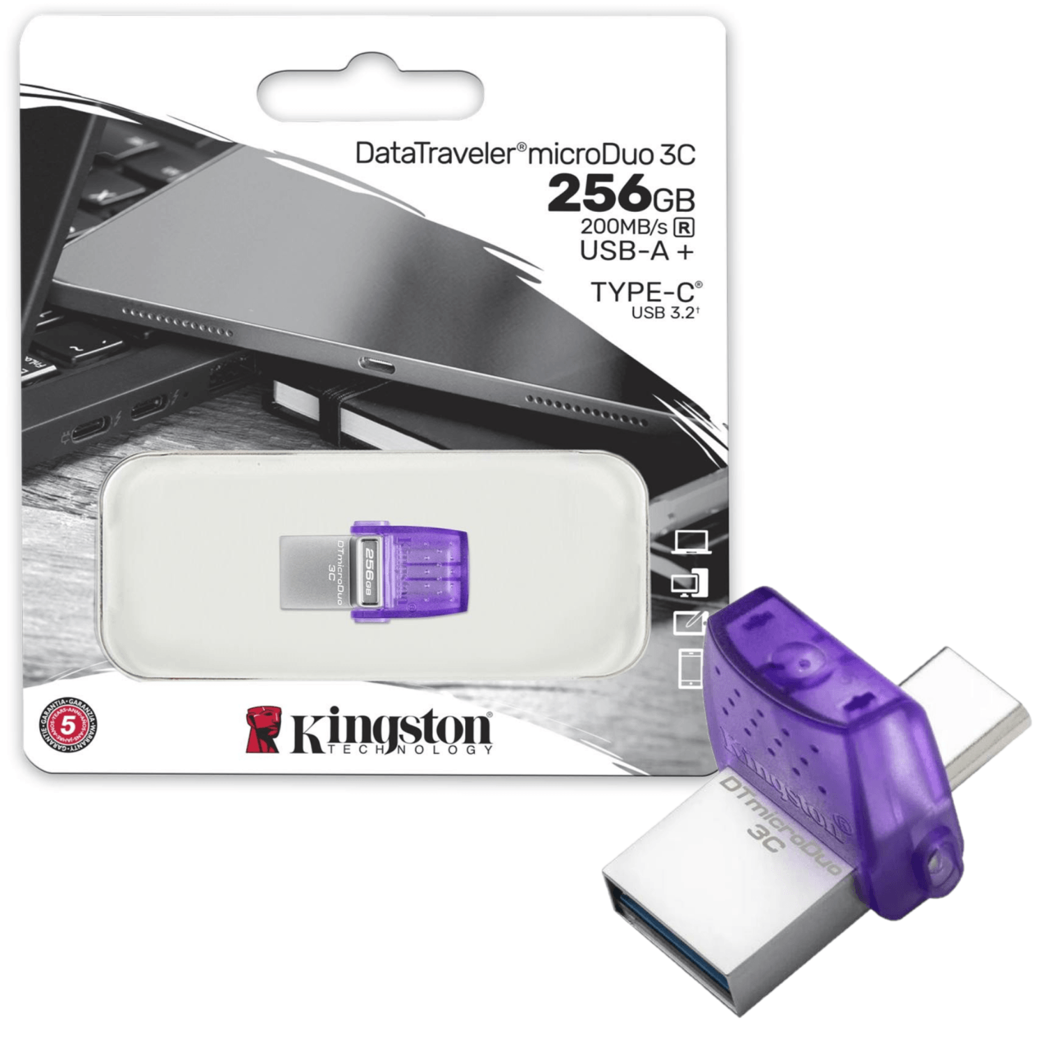 Memoria USB DUO Kingston 256GB