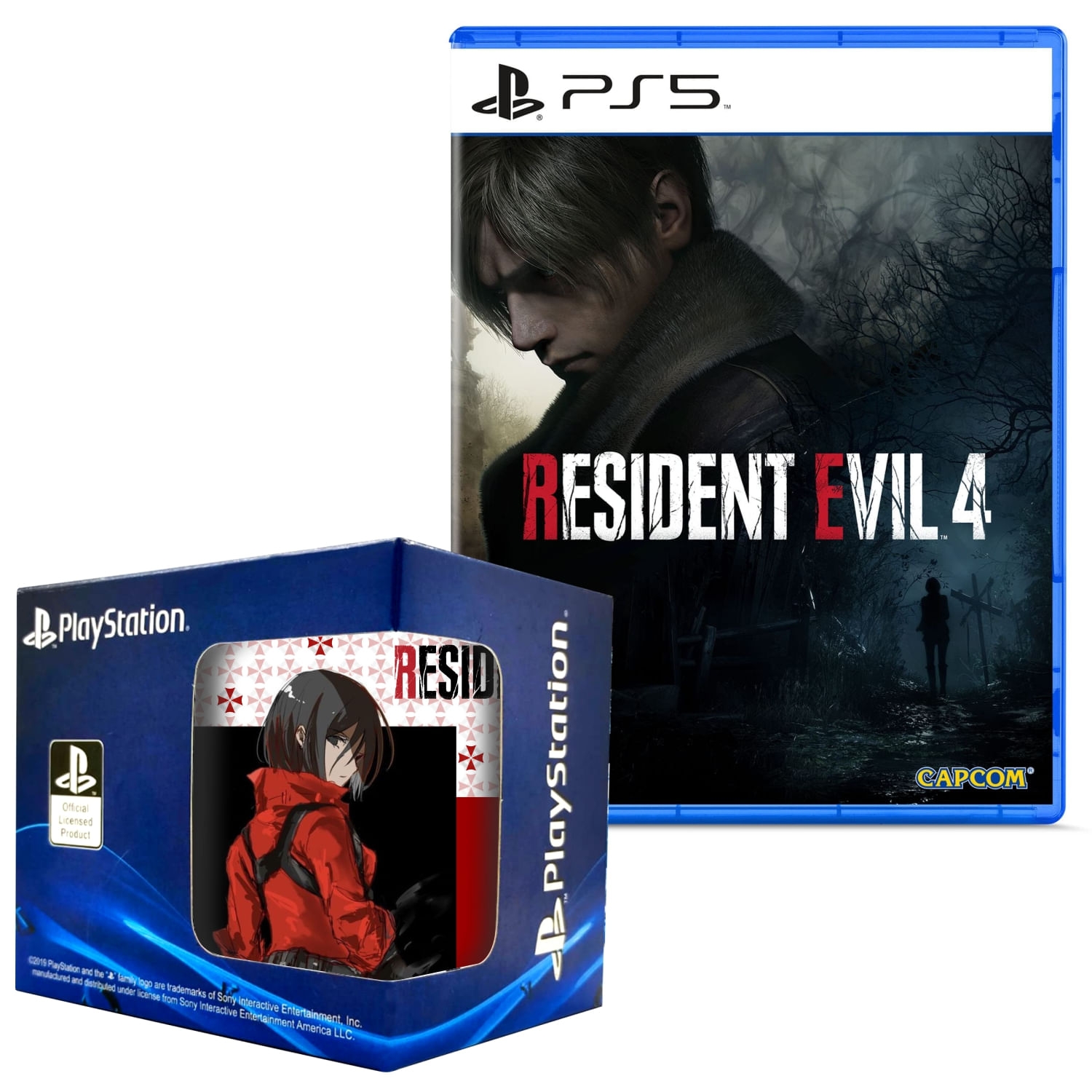 Resident Evil 4 Playstation 5 + Taza