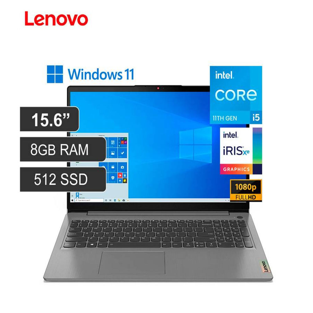 Laptop Lenovo Ideapad 3 15ITL6 15.6" Intel Core i5-11va Generación 8GB 512GB SSD