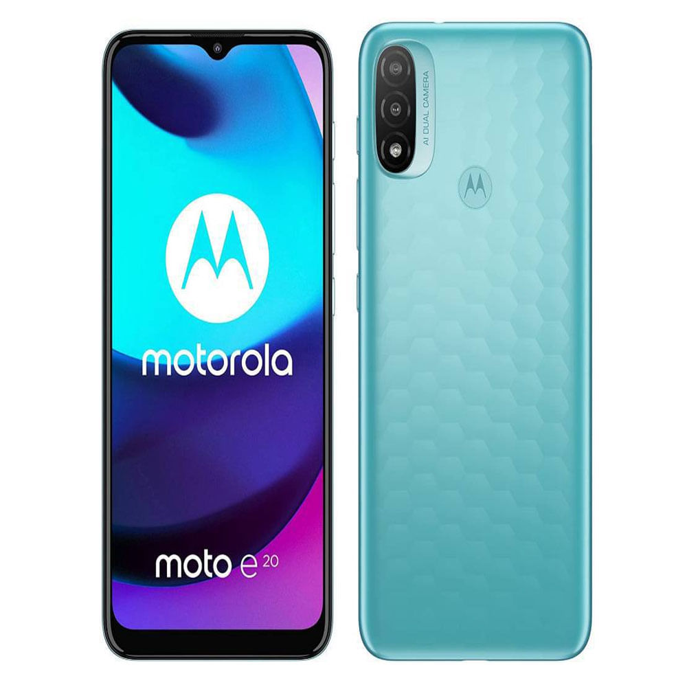 Celular Motorola Moto E20 2GB 32GB - Azul