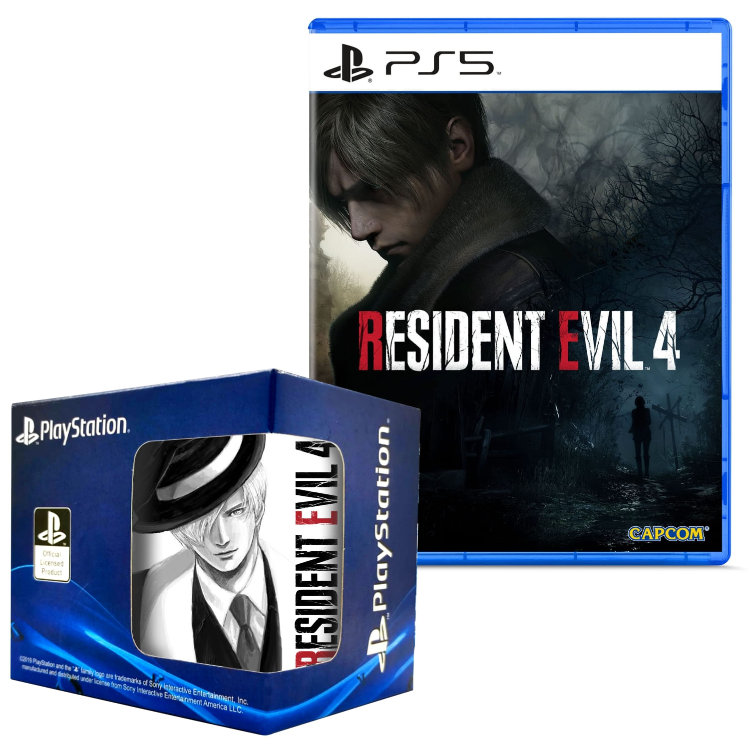 Resident evil 4 Playstation 5 + Taza