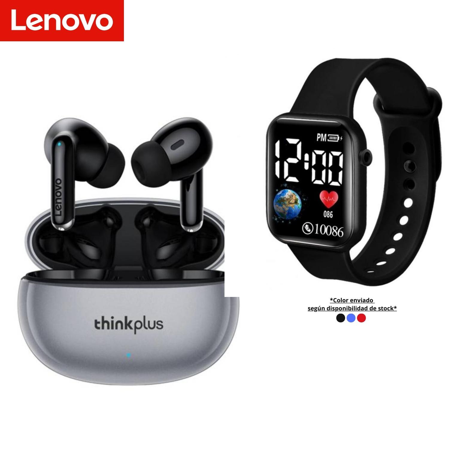 Audifonos Bluetooth Lenovo XT88  Reloj Led Watch Regalo