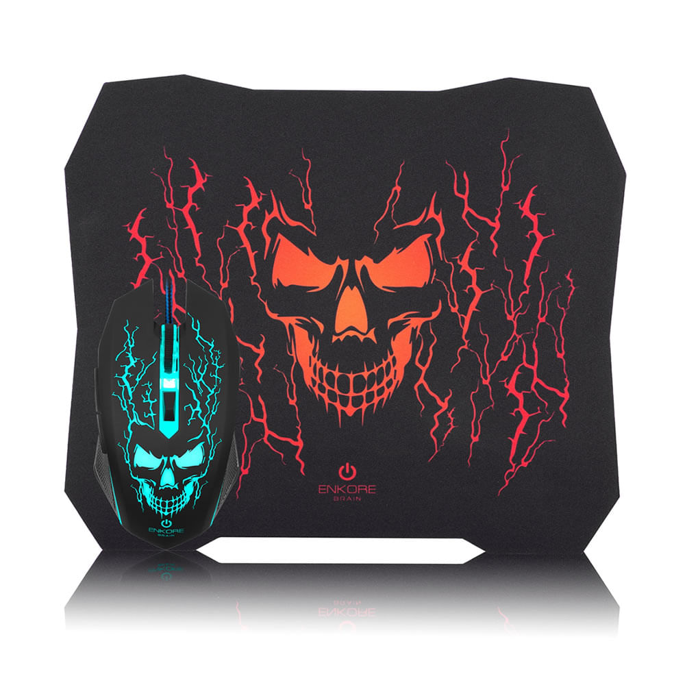 Kit Gamer Mouse y Pad Mouse Enkore  Brain 2-ENT G1005-2
