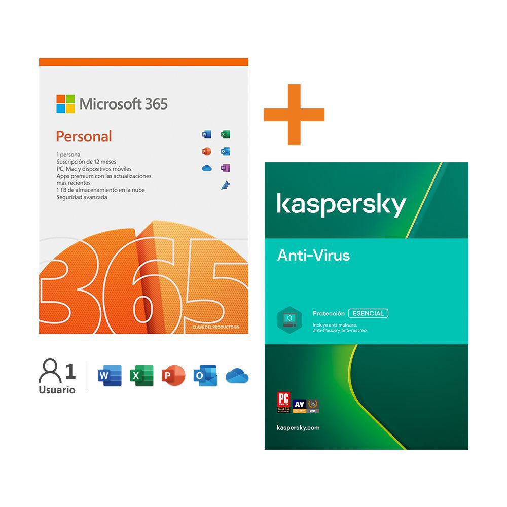 Microsoft 365 Personal + Kaspersky Antivirus
