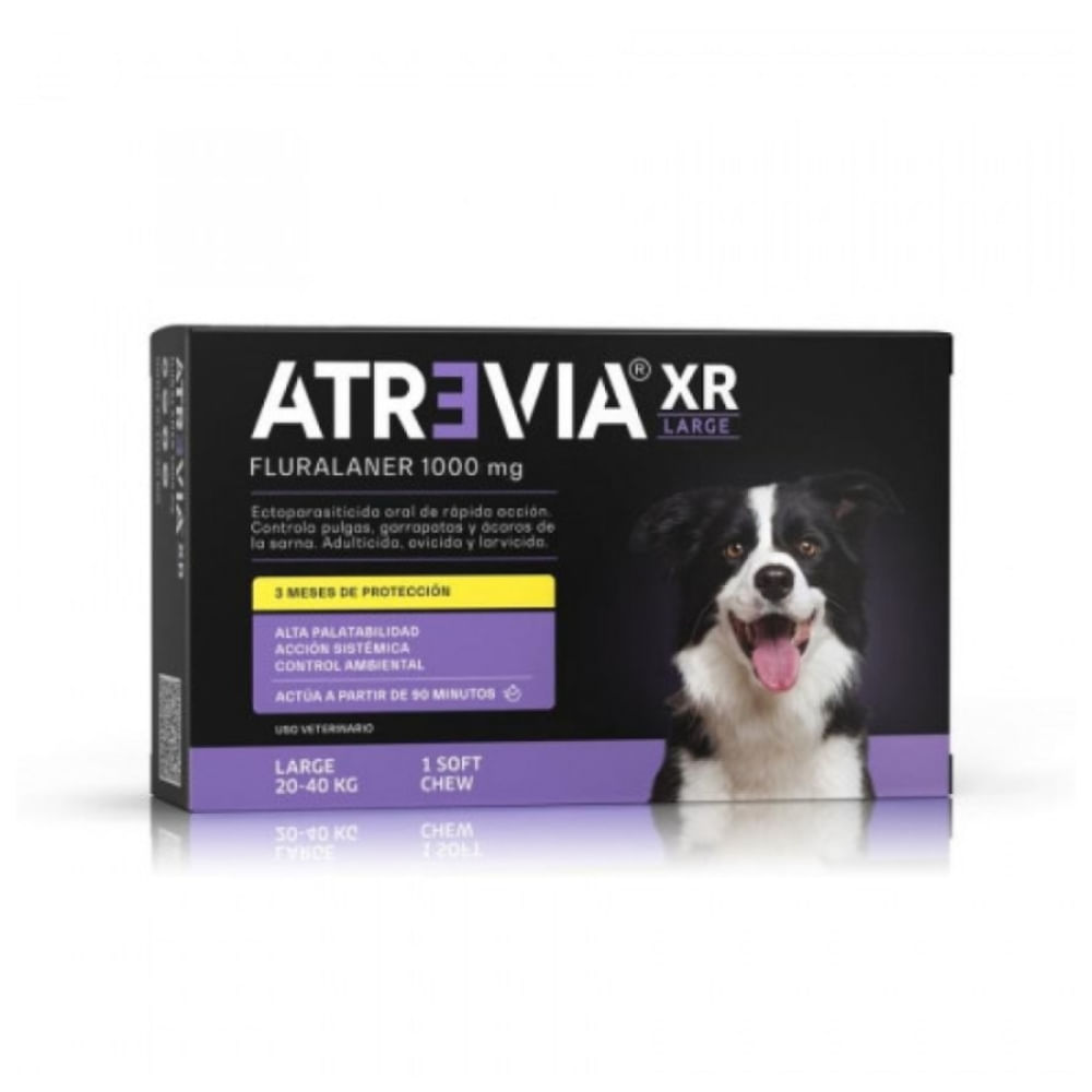 Antipulgas para Perros Atrevia XR de 20 a 40 Kg x 1 Tableta