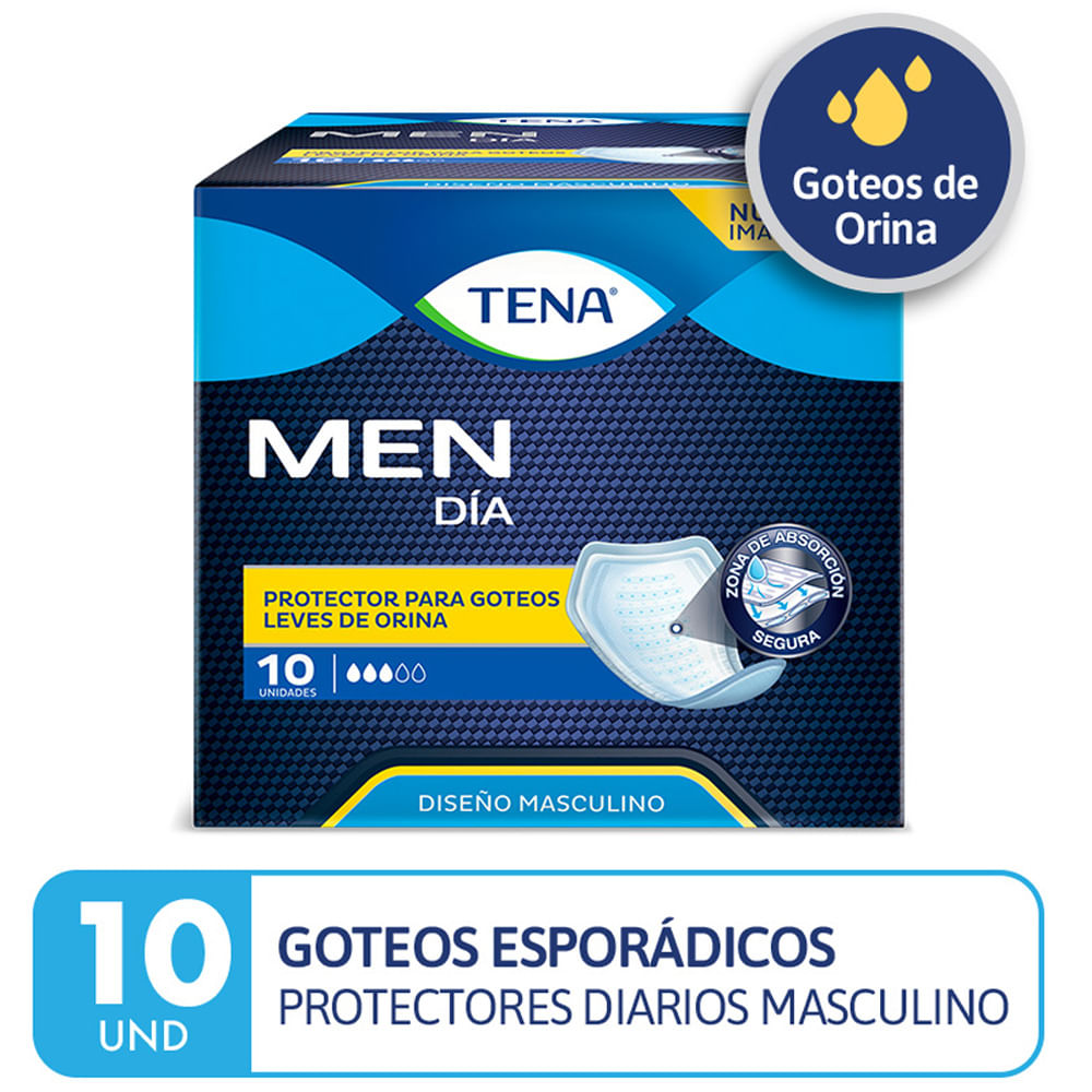 Protector Diario TENA Men Paquete 10un