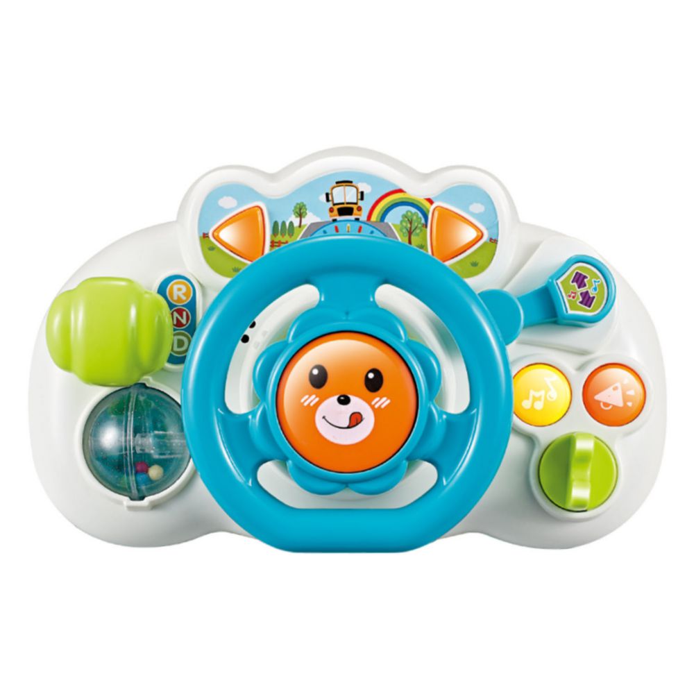 Juguete Para Bebé Benic Baby Steering Wheel Celeste