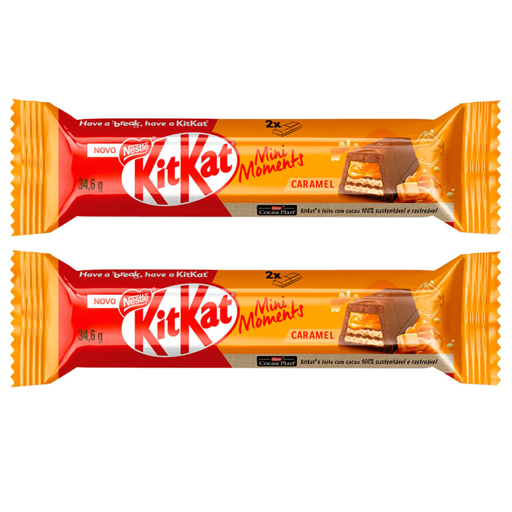 Pack Chocolate en Barra KIT KAT Mini Moments Bolsa 34.6g x 2un