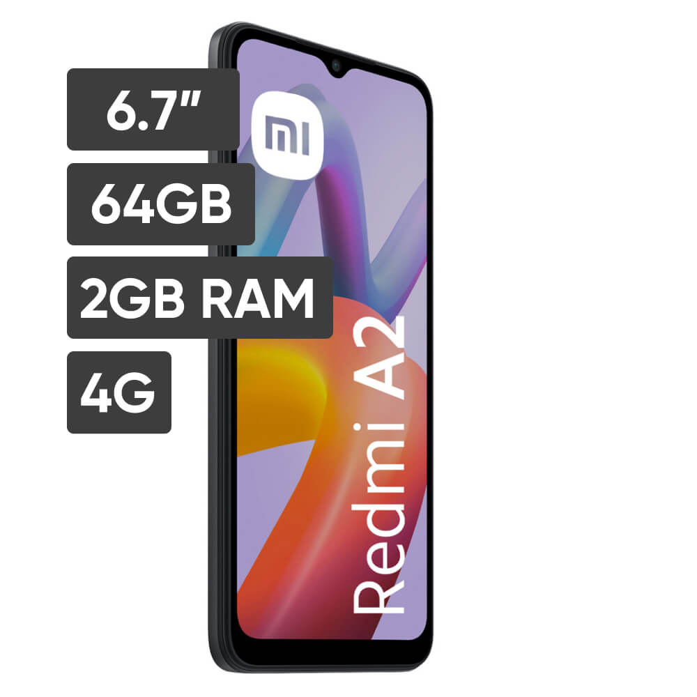 Smartphone XIAOMI Redmi A2 6.7" 2GB 64GB Negro