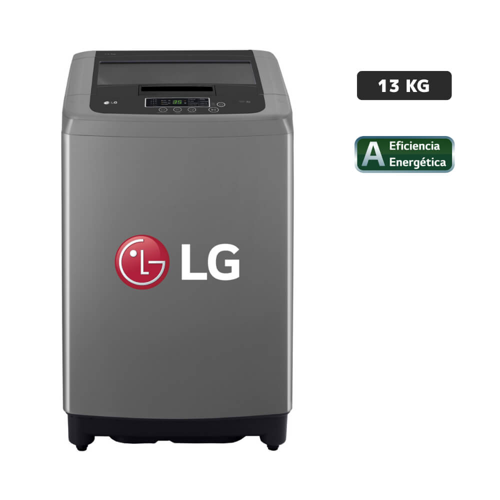 Lavadora LG Carga Superior 13 Kg WT13BPBK Negro claro